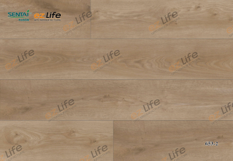 Sentai 室内地板 防刮联锁 Click 4mm Luxury Vinyl SPC pvc plank Flooring 653-2